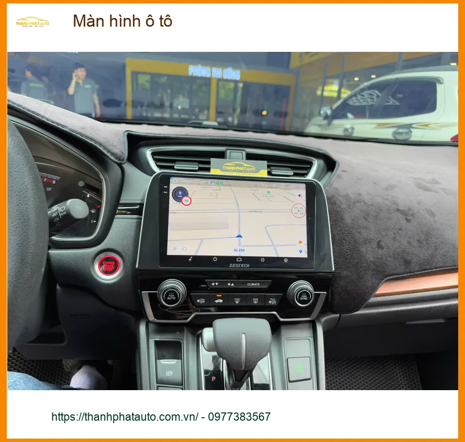 Anh Nhật lắp màn hình ô tô cho VinFast Lux A2.0 ở Củ Chi vì màn hình cũ đã hỏng ảnh thực tế 4