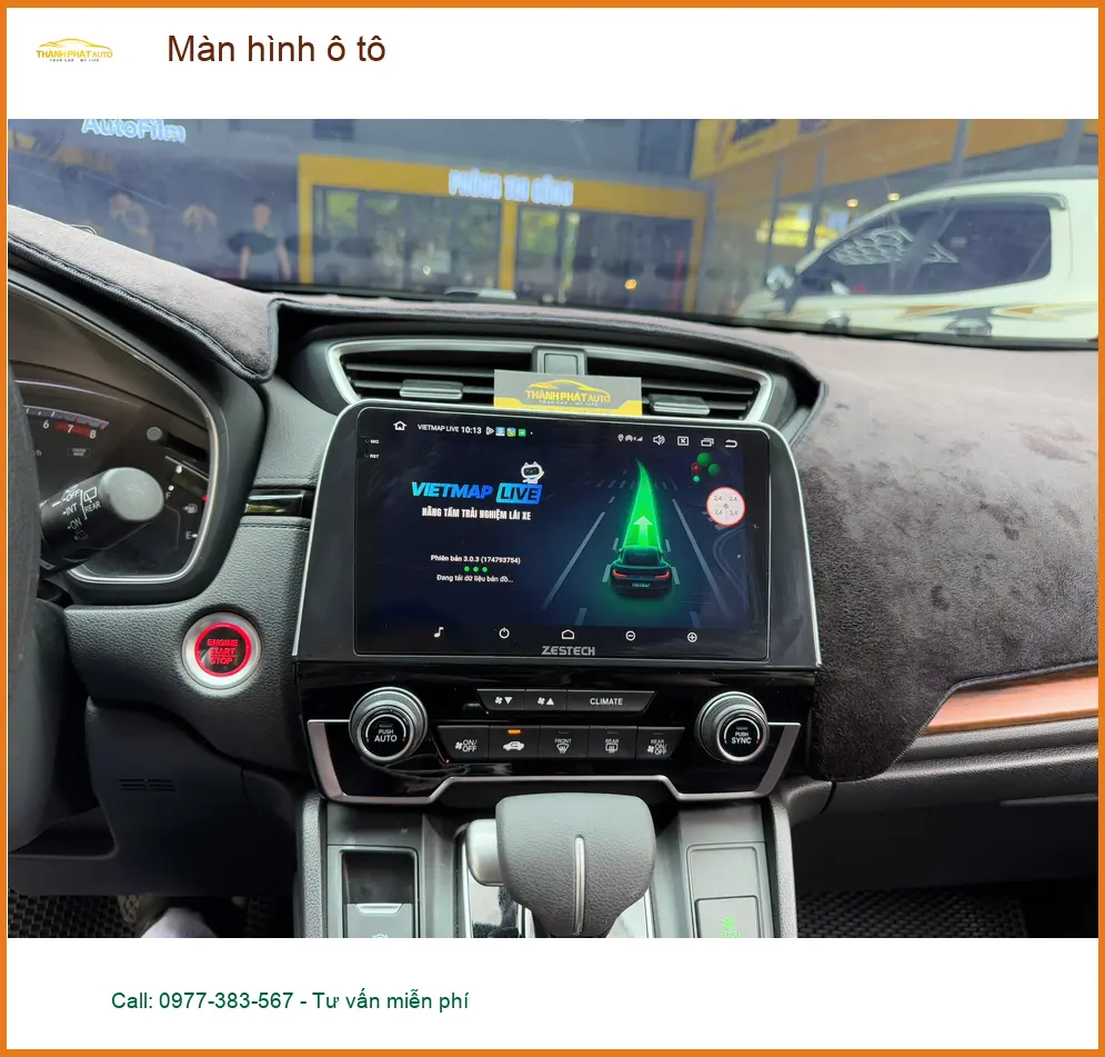 Anh Nhật lắp màn hình ô tô cho VinFast Lux A2.0 ở Củ Chi vì màn hình cũ đã hỏng ảnh thực tế 5