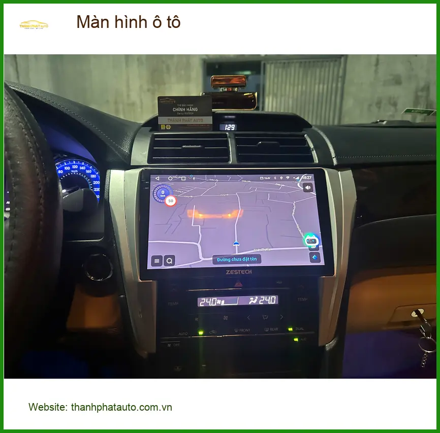 Anh Quang nâng cấp màn hình ô tô Zestech cho Toyota Vios ở Quận 10 ảnh thực tế 2