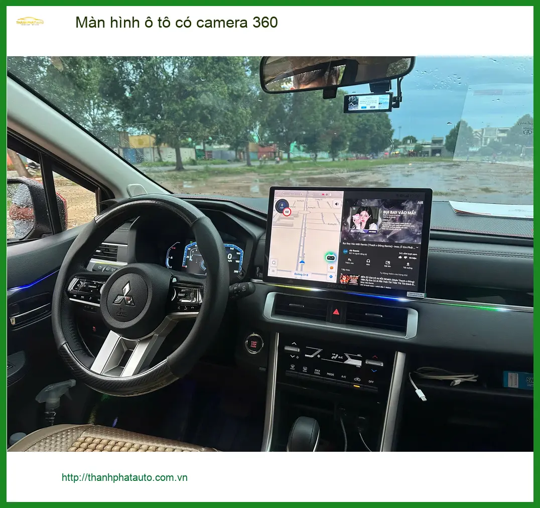 Chị Diệp lắp Màn hình ô tô có camera 360 cho Toyota Veloz tại Quận 9 để lái xe an toàn hơn