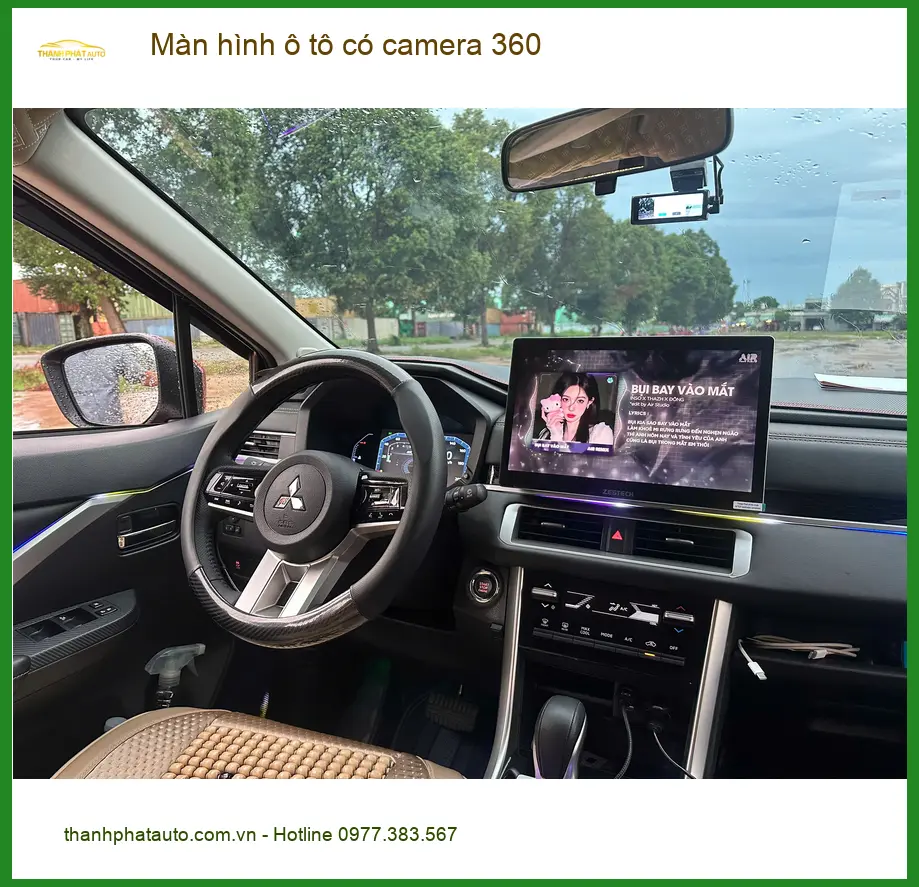 Chú Khang lắp màn hình ô tô có camera 360 cho Mazda CX-5 tại Quận 2 an tâm lái xe