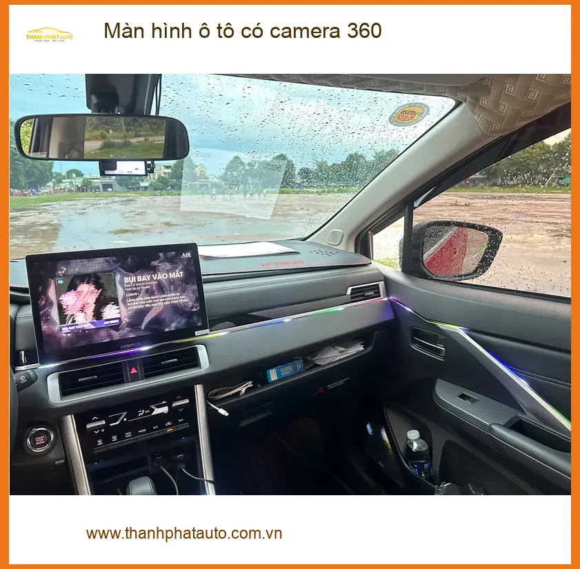 Chú Khang lắp màn hình ô tô có camera 360 cho Mazda CX-5 tại Quận 2 an tâm lái xe ảnh thực tế 3