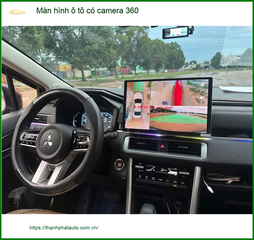 Chú Khang lắp màn hình ô tô có camera 360 cho Mazda CX-5 tại Quận 2 an tâm lái xe ảnh thực tế 4