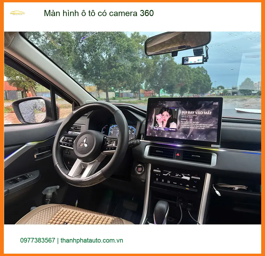 Khách Thịnh lắp màn hình ô tô có camera 360 cho Toyota Vios tại Quận 12 ảnh thực tế 2