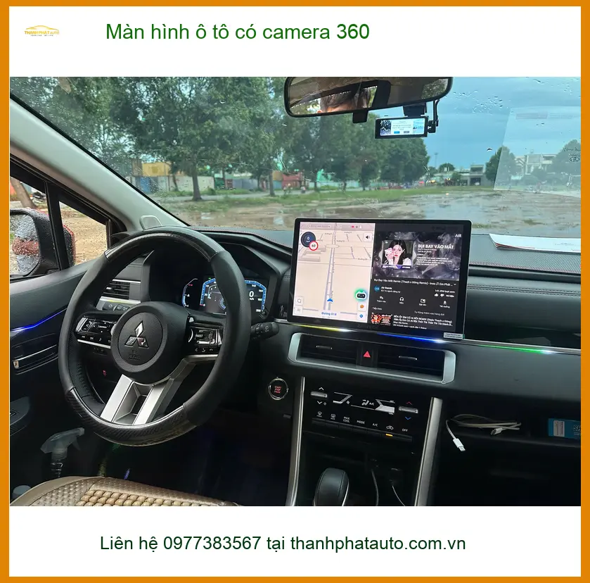 Khách Thịnh lắp màn hình ô tô có camera 360 cho Toyota Vios tại Quận 12 ảnh thực tế 4