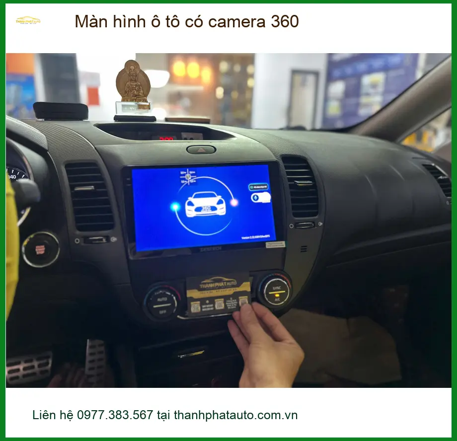 Anh Minh lắp màn hình ô tô tích hợp camera 360 cho Ford Everest tại Quận 10. ảnh thực tế 2