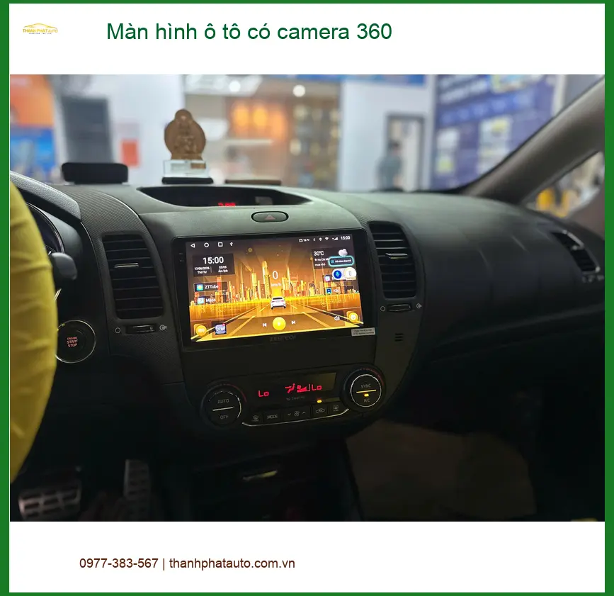 Anh Minh lắp màn hình ô tô tích hợp camera 360 cho Ford Everest tại Quận 10. ảnh thực tế 3