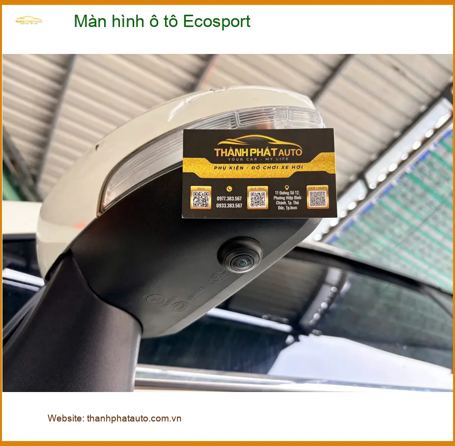 Anh Tùng nâng cấp màn hình ô tô Ecosport Quận Tân Phú vì màn zin cũ, thiếu tính năng. ảnh thực tế 2