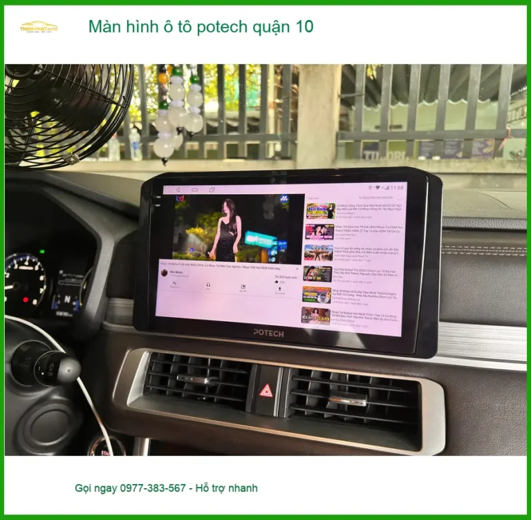 Nơi Lắp Màn Hình Android Ô Tô hình ô tô potech quận 10 - Giá Tốt TPHCM