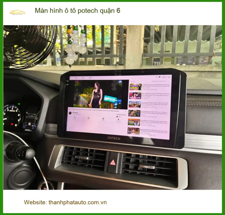 Địa Chỉ Gắn Màn Hình Android Ô Tô hình ô tô potech quận 6 - Giá Tốt TPHCM