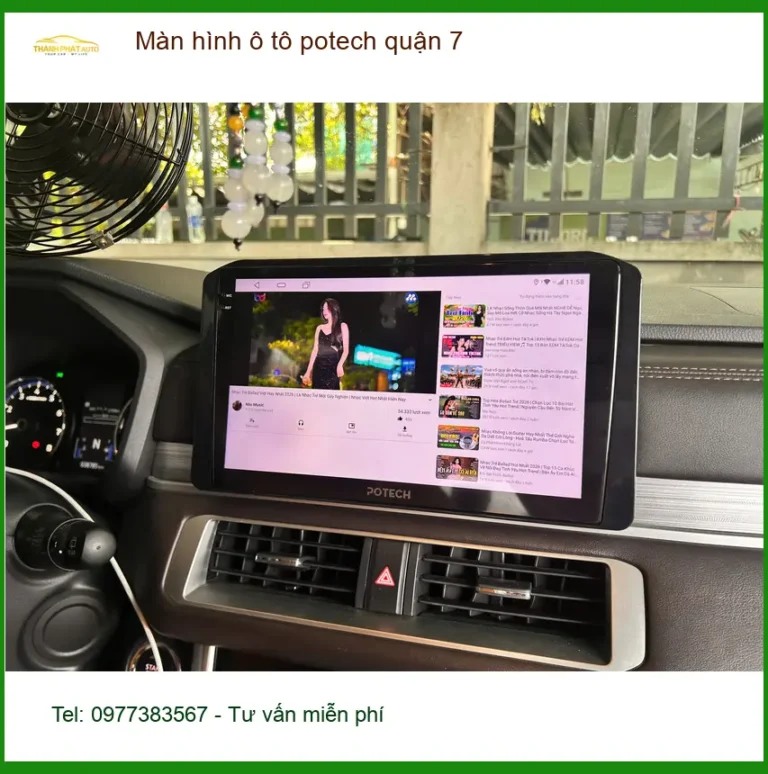 Nơi Lắp Màn Hình Android Ô Tô hình ô tô potech quận 7 - Chính Hãng