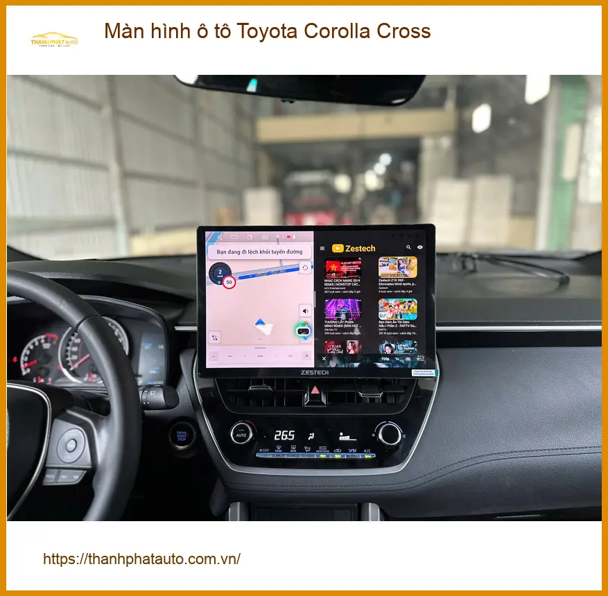 Anh Quang lắp màn hình ô tô Toyota Corolla Cross Quận 12 để có nhiều tiện ích hơn