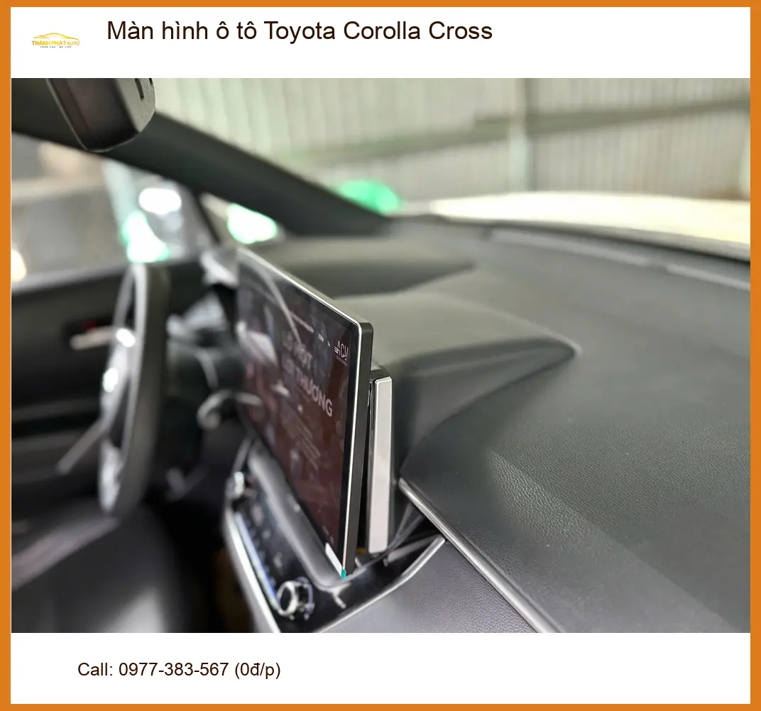 Anh Quang lắp màn hình ô tô Toyota Corolla Cross Quận 12 để có nhiều tiện ích hơn ảnh thực tế 3