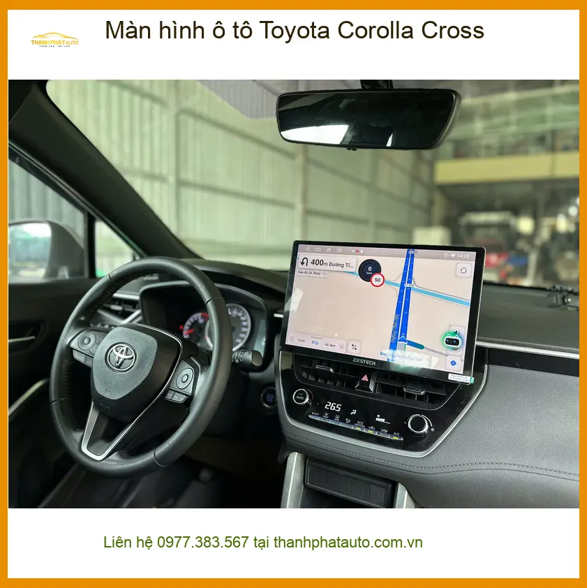 Anh Quang lắp màn hình ô tô Toyota Corolla Cross Quận 12 để có nhiều tiện ích hơn ảnh thực tế 4