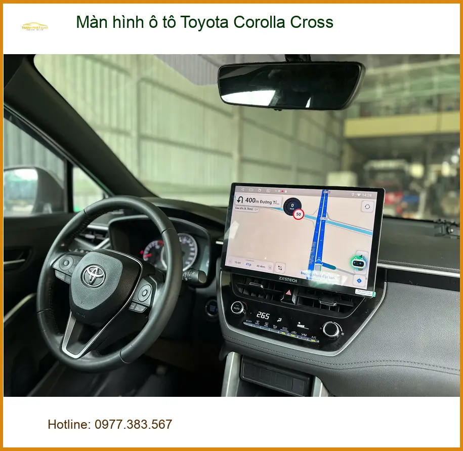 Anh Dũng Nâng Cấp Màn Hình Android Toyota Corolla Cross tại Củ Chi ảnh thực tế 2