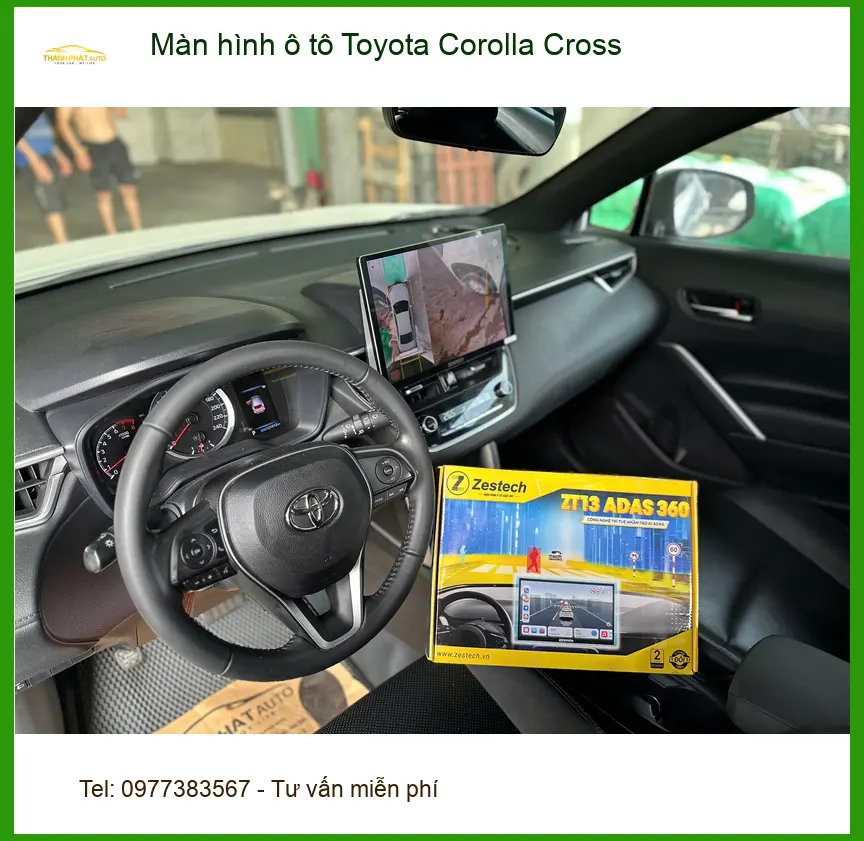 Chú Long Lắp Màn Hình Ô Tô Toyota Corolla Cross Tại Nhà Bè Vì Muốn Nâng Cấp Tính Năng