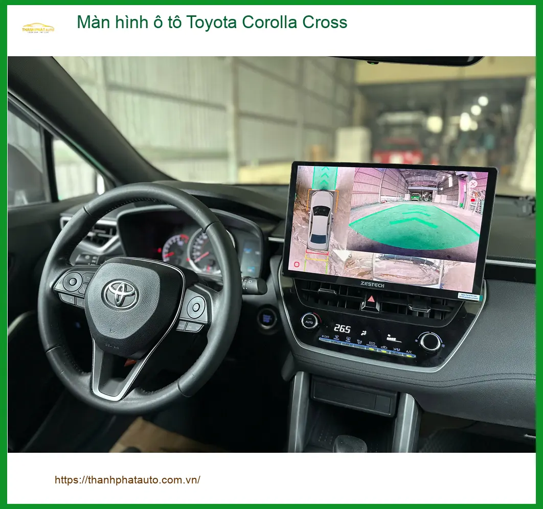 Chú Long Lắp Màn Hình Ô Tô Toyota Corolla Cross Tại Nhà Bè Vì Muốn Nâng Cấp Tính Năng ảnh thực tế 5