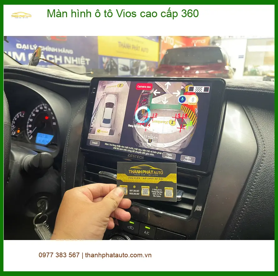 Anh Thành lắp màn hình 360 Vios cao cấp ở Nhà Bè để quan sát tiện lợi ảnh thực tế 4