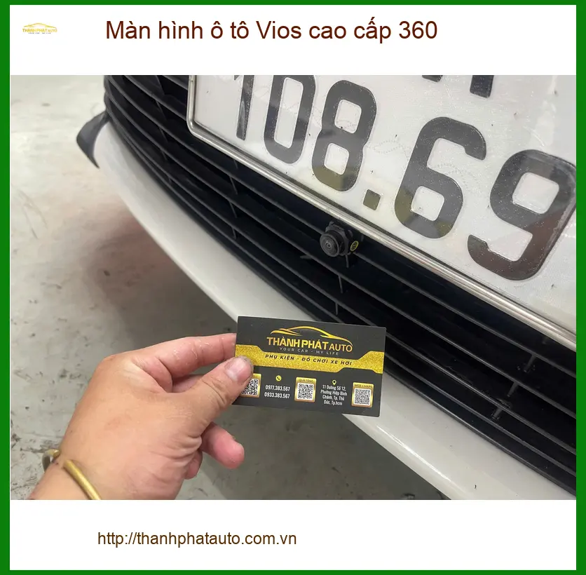 Anh Quang lắp màn hình 360 cho Toyota Vios tại Quận 10 để quan sát toàn diện ảnh thực tế 2