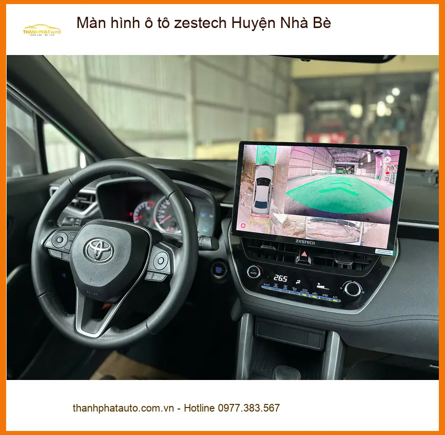 Nơi Lắp Màn Hình Android Ô Tô hình ô tô zestech Huyện Nhà Bè - Giá Tốt TPHCM ảnh thực tế 2