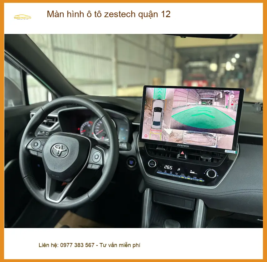 Nơi Lắp Màn Hình Android Ô Tô hình ô tô zestech quận 12 - Giá Tốt TPHCM ảnh thực tế 3