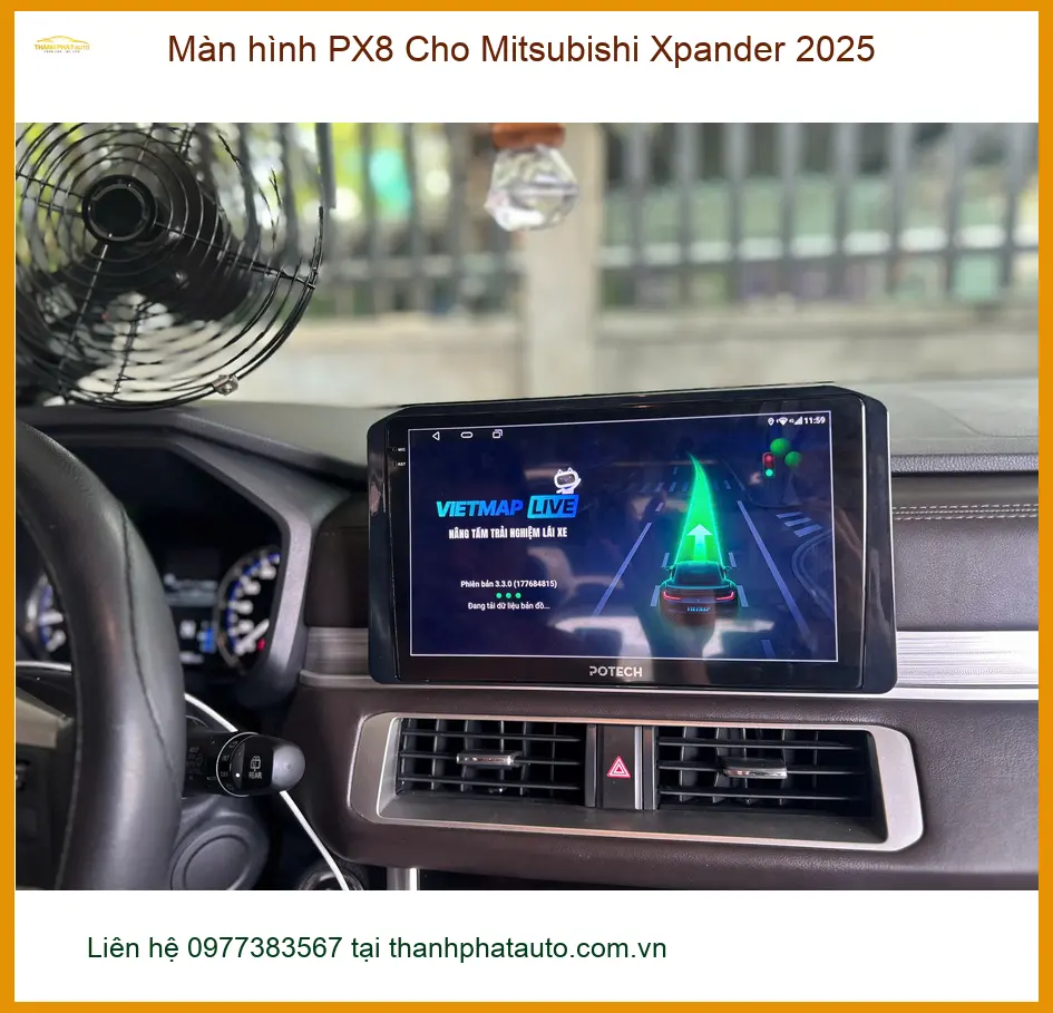 Anh Tuấn gắn Màn hình PX8 Cho Mitsubishi Xpander 2025 tại Quận 9 ảnh thực tế 2