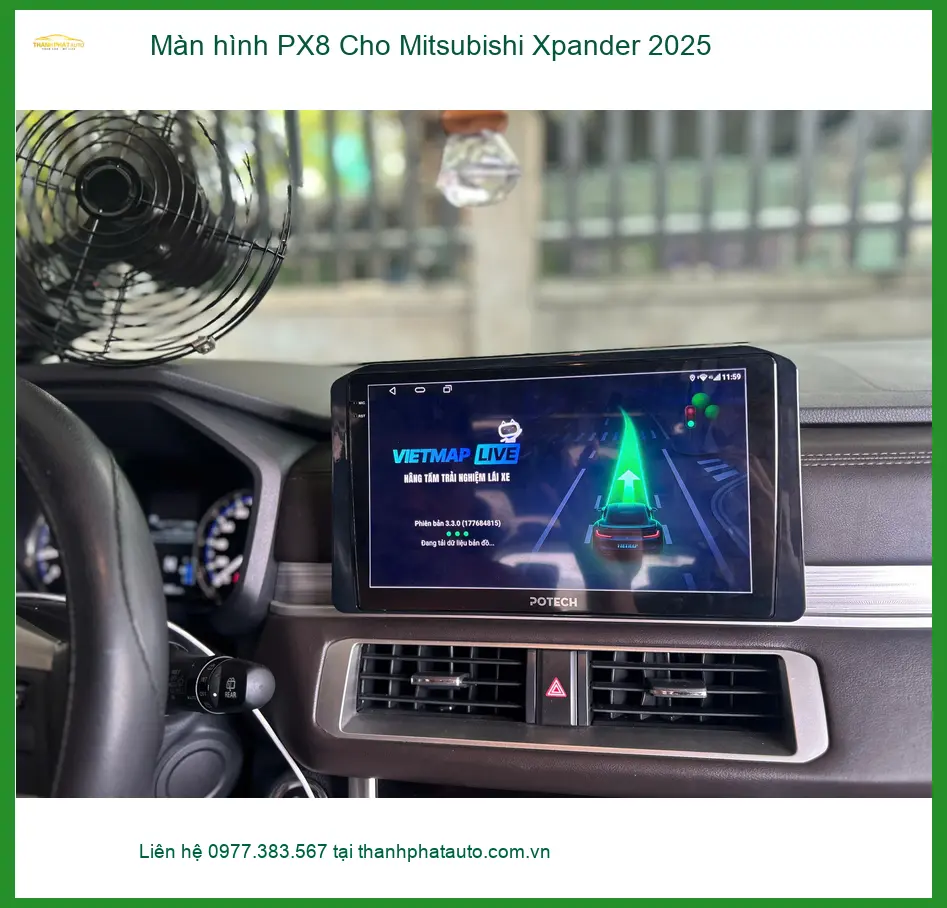 Anh Khang lắp Màn hình PX8 Mitsubishi Xpander 2025 tại Quận 5 ảnh thực tế 4