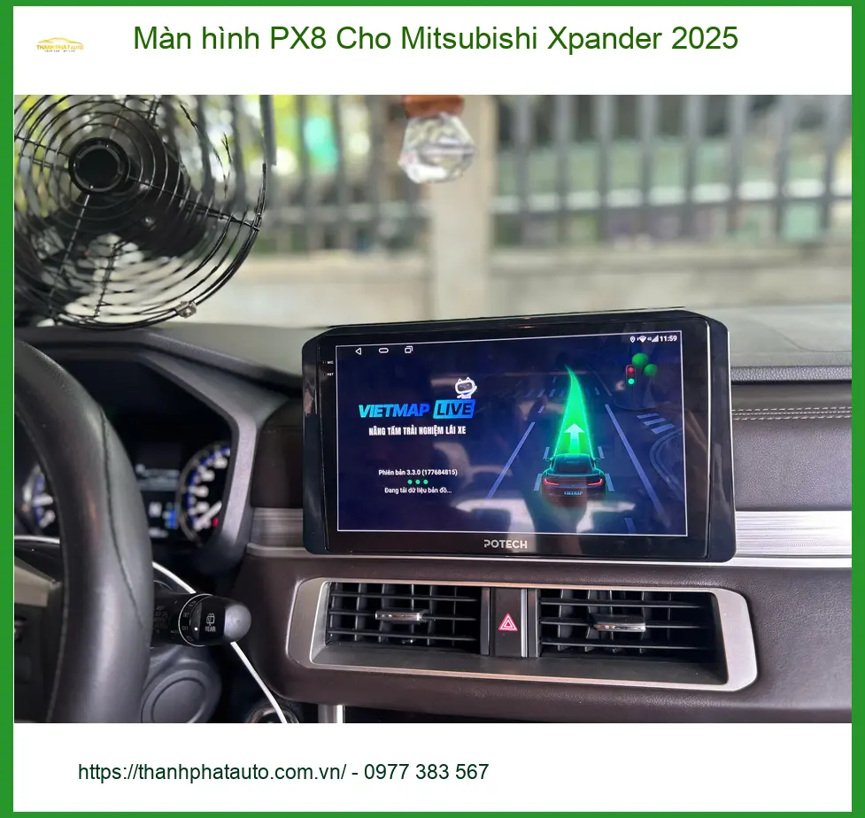 Anh Duy Khang lắp Màn hình PX8 Xpander 2025 tại Hóc Môn, nâng tầm xế hộp ảnh thực tế 4
