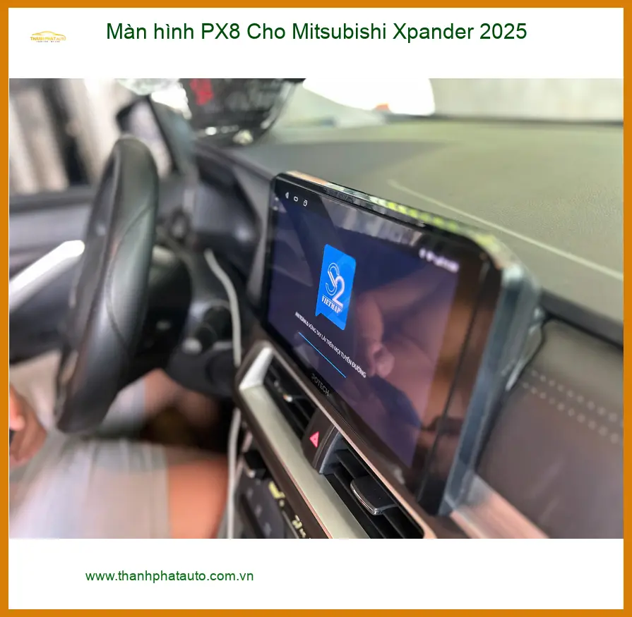 Anh Quốc Bảo gắn Màn hình PX8 Mitsubishi Xpander 2025 ở Quận Phú Nhuận ảnh thực tế 4