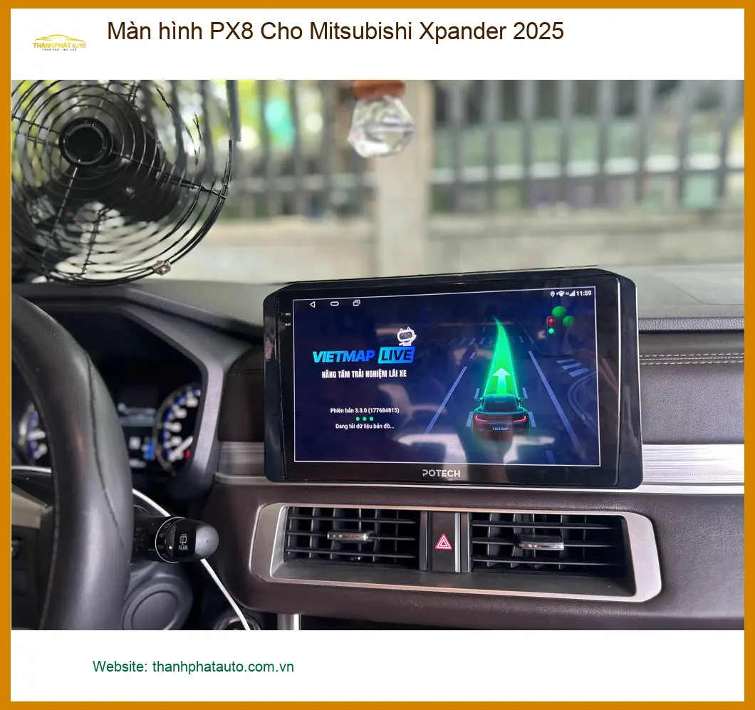Anh Kiên lắp Màn hình PX8 cho Xpander 2025 Quận Tân Phú chính hãng ảnh thực tế 3
