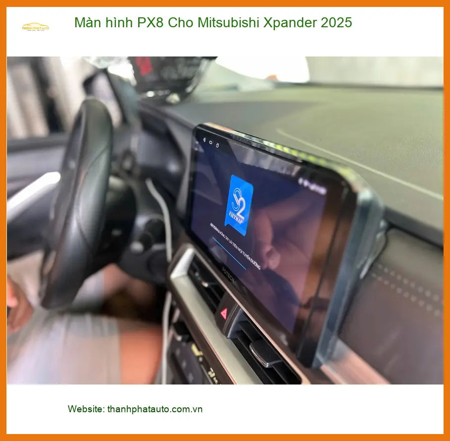 Chị Thảo lắp màn hình PX8 cho Mitsubishi Xpander 2025 tại Quận Cần Giờ ảnh thực tế 2