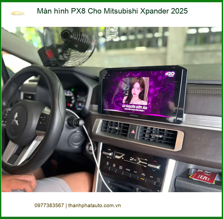 Chị Thảo lắp màn hình PX8 cho Mitsubishi Xpander 2025 tại Quận Cần Giờ ảnh thực tế 4