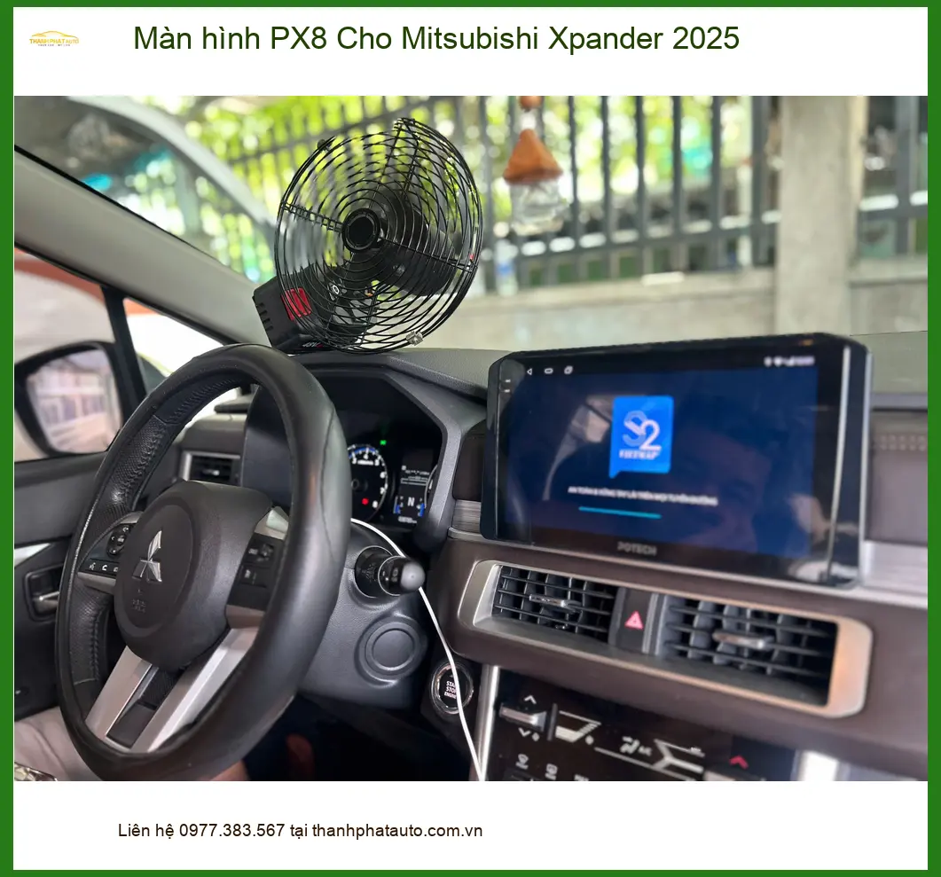 Chị Thảo nâng cấp màn hình PX8 cho Mitsubishi Xpander 2025 tại Quận 6 ảnh thực tế 2