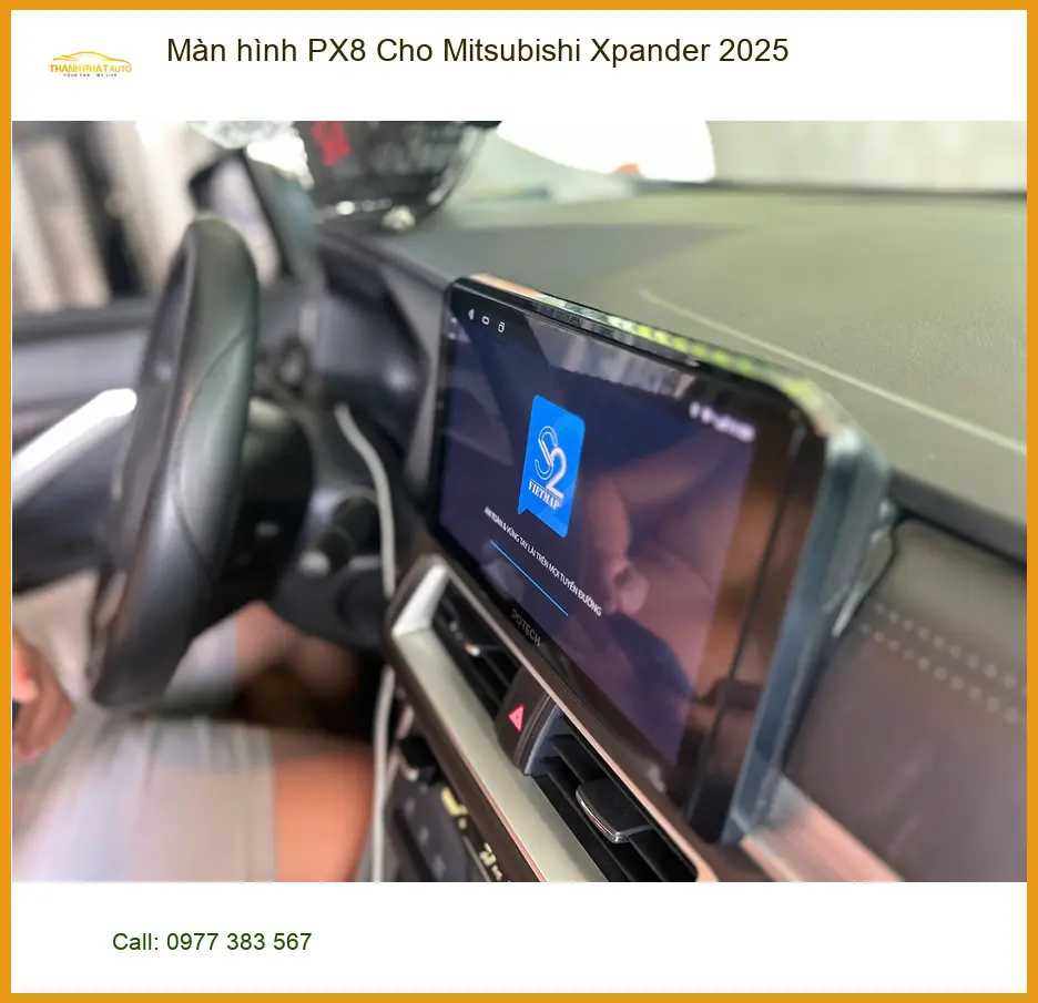 Anh Tấn nâng cấp Màn hình PX8 cho Mitsubishi Xpander 2025 tại Nhà Bè ảnh thực tế 3