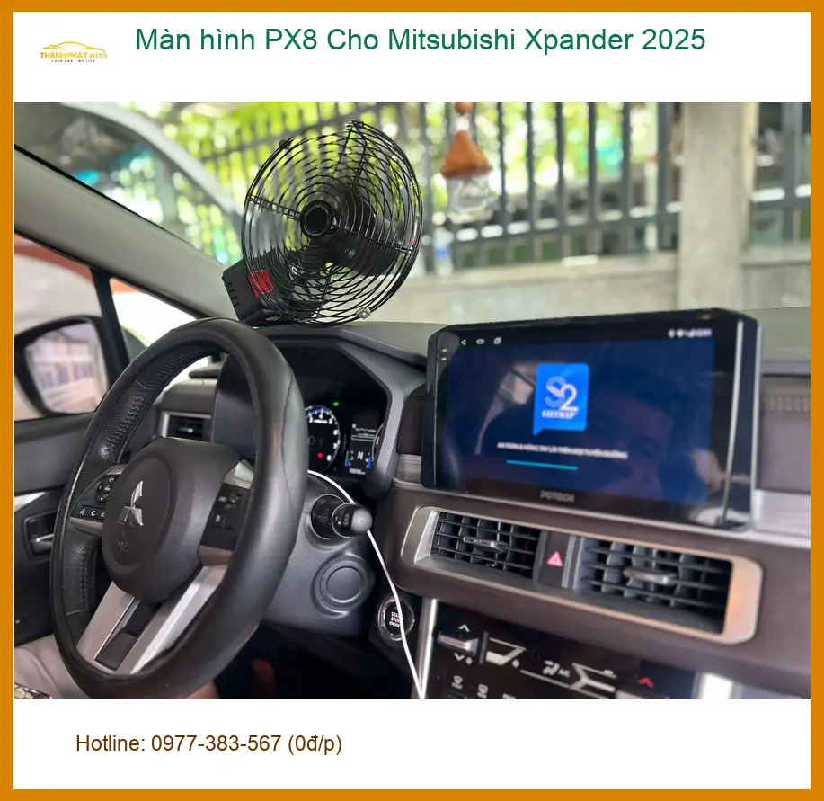 Anh Tấn nâng cấp Màn hình PX8 cho Mitsubishi Xpander 2025 tại Nhà Bè ảnh thực tế 5