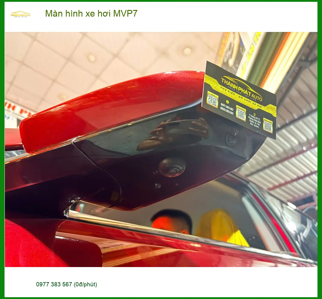 Anh Khải lắp màn hình xe hơi MVP7 cho Suzuki XL7 ở Quận 10