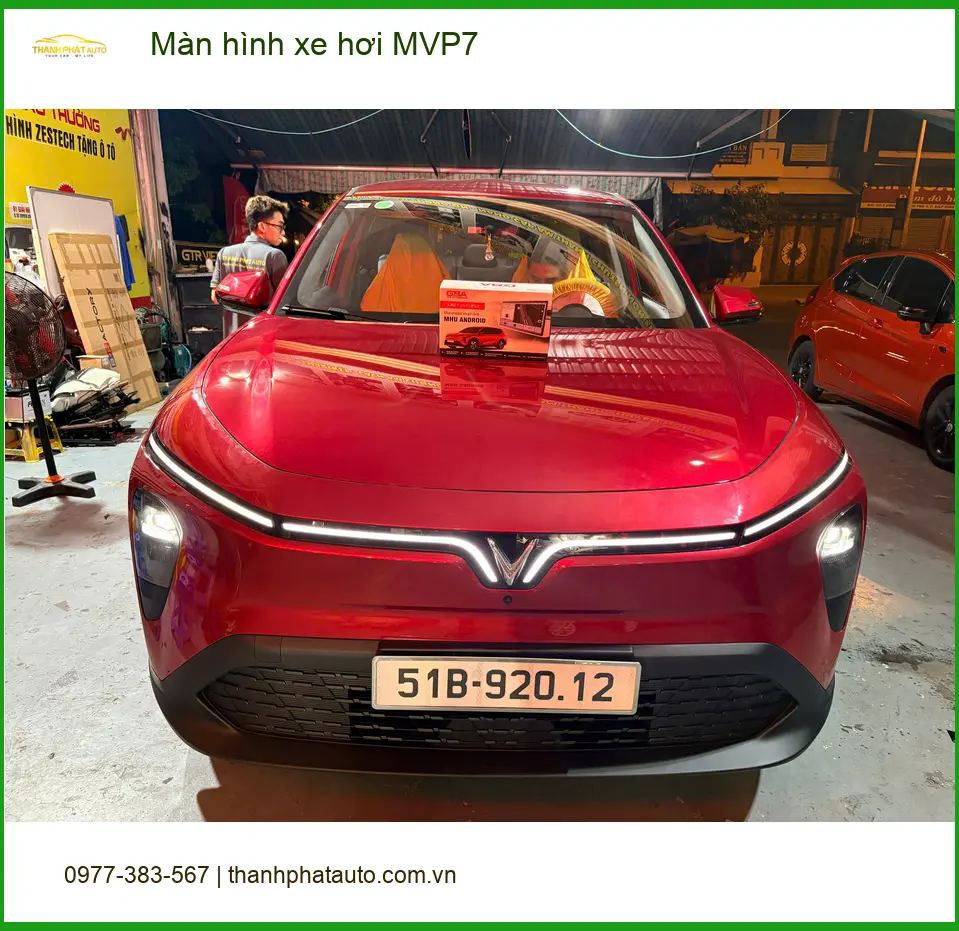 Anh Tấn lắp Màn hình xe hơi MVP7 cho Hyundai Accent tại Hóc Môn để xem bản đồ và giải trí ảnh thực tế 5