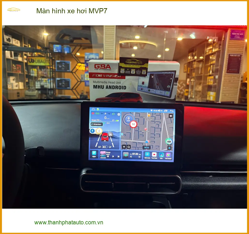 Chị Hồng Liên lắp Màn hình xe hơi MVP7 cho Hyundai Kona ở Quận Tân Bình ảnh thực tế 2