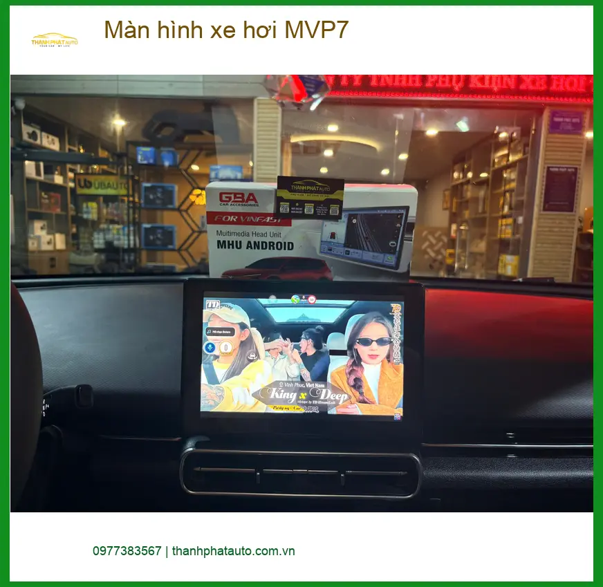 Anh Khải lắp màn hình xe hơi MVP7 cho Honda Civic tại Quận Tân Phú để nâng tầm giải trí