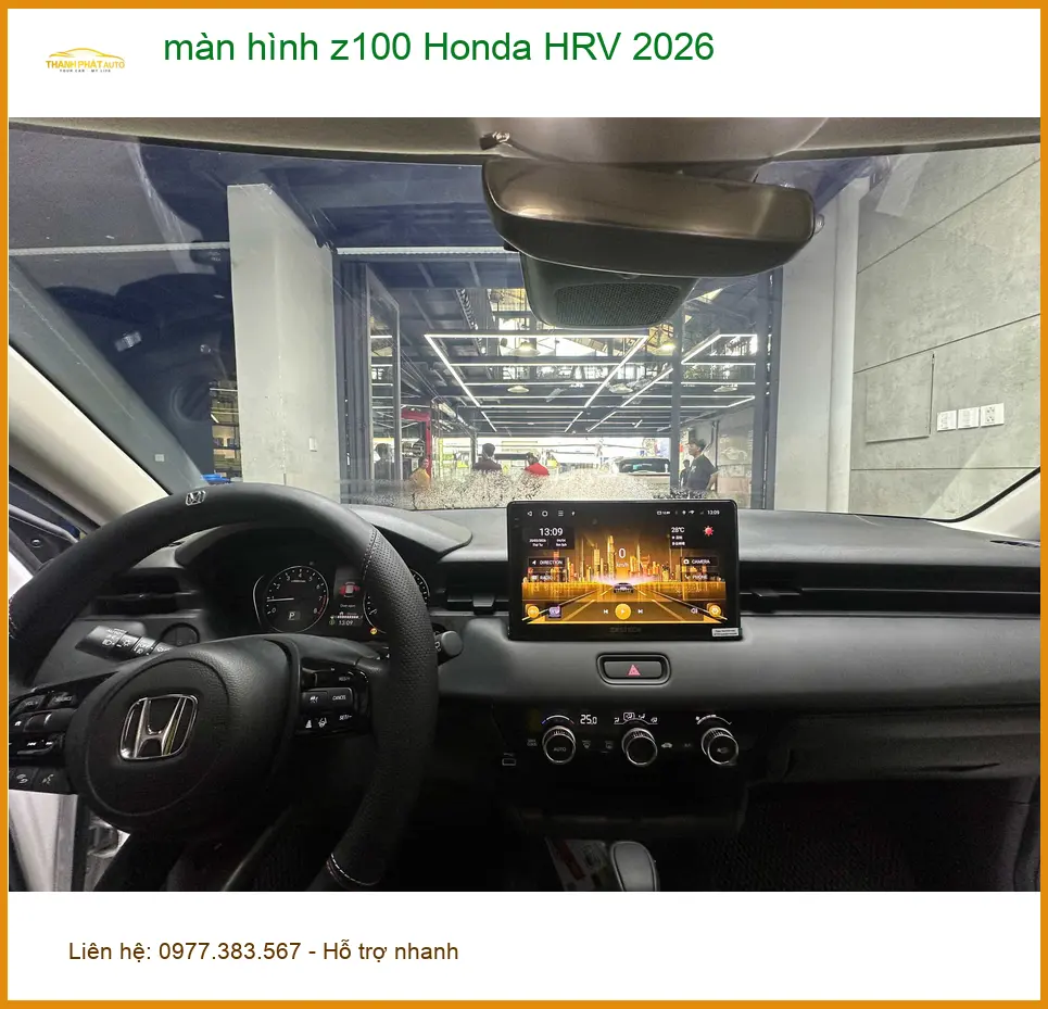 Anh Hưng lắp màn hình Z100 Honda HRV 2026 tại Hóc Môn để trải nghiệm tốt hơn ảnh thực tế 3