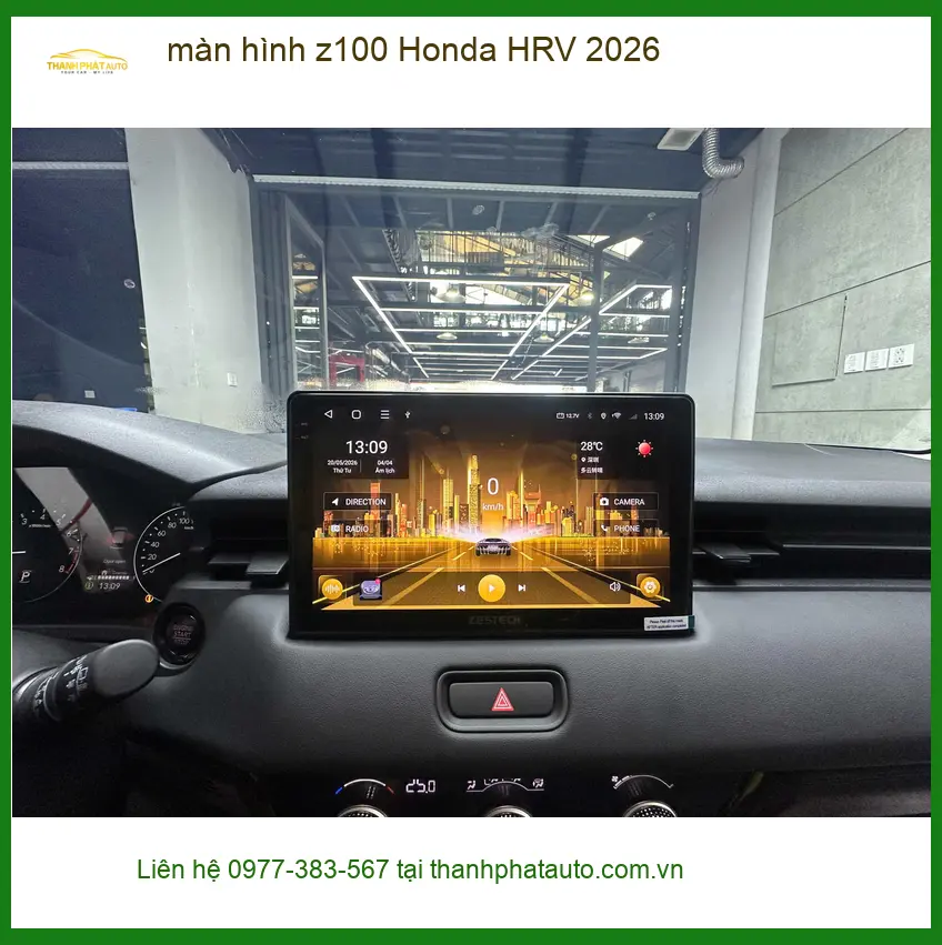 Anh Hưng lắp màn hình Z100 Honda HRV 2026 tại Hóc Môn để trải nghiệm tốt hơn ảnh thực tế 5