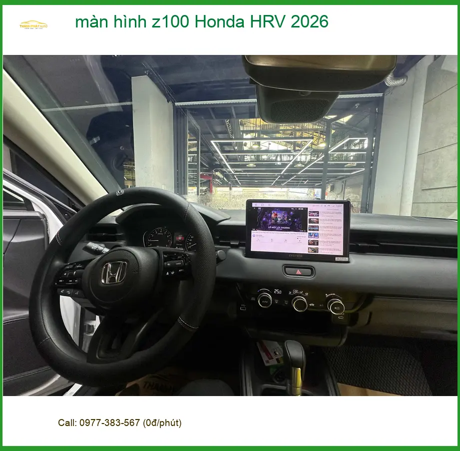 Anh Khôi lắp màn hình Z100 Honda HRV 2026 tại Quận Phú Nhuận