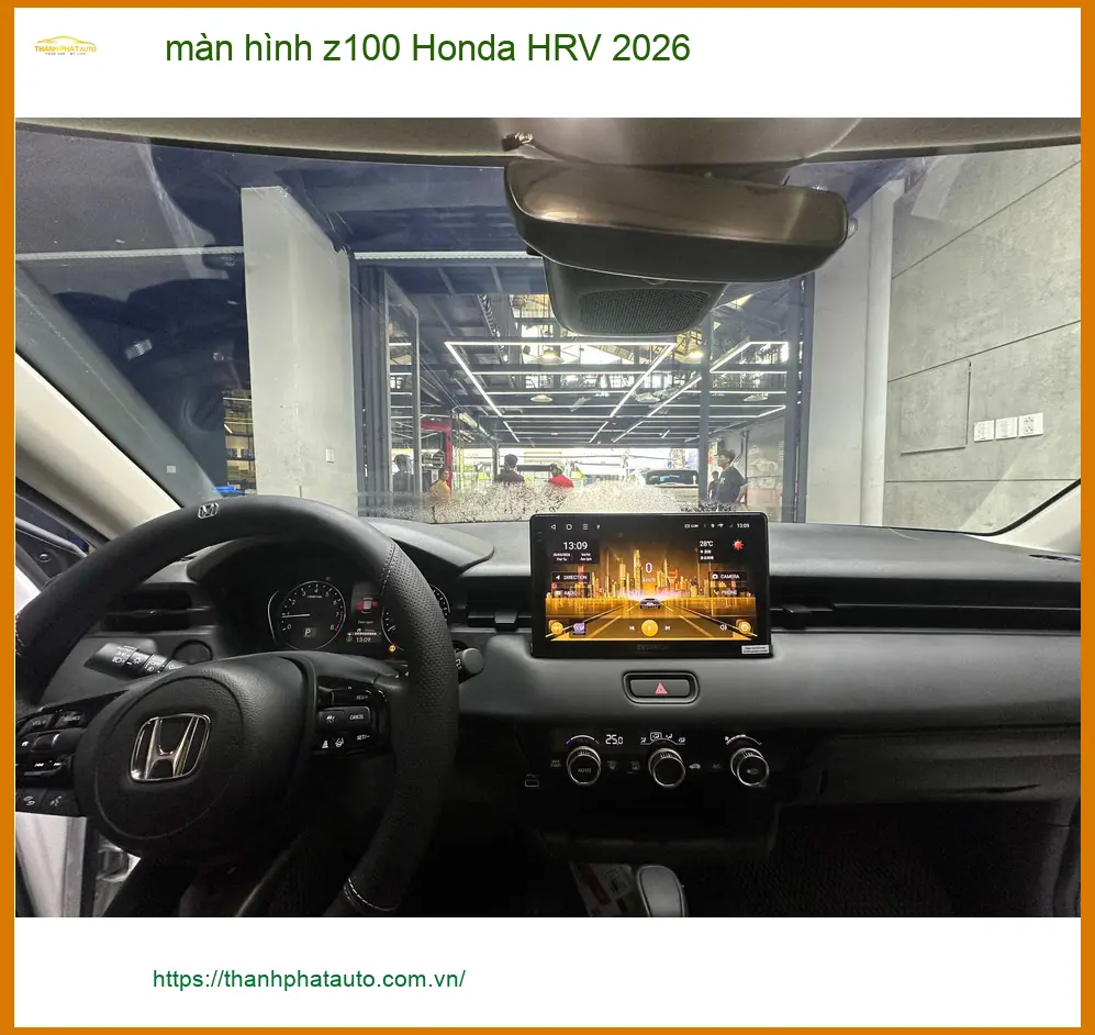 Anh Minh nâng cấp màn hình Z100 Honda HRV 2026 tại Quận Tân Phú ảnh thực tế 2