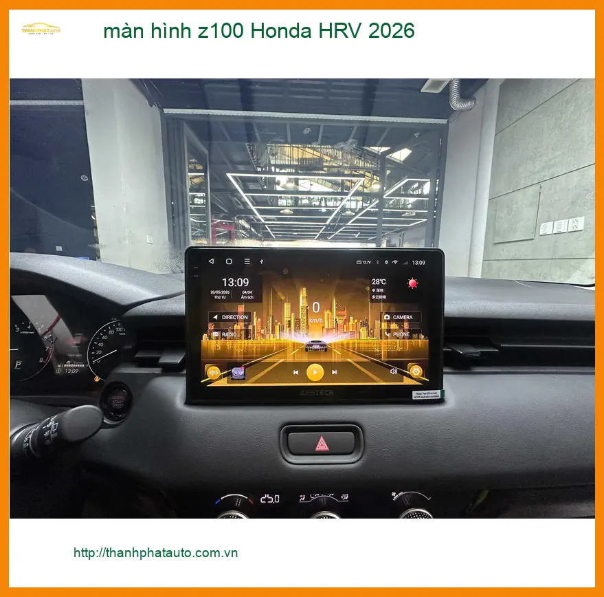Anh Minh nâng cấp màn hình Z100 Honda HRV 2026 tại Quận Tân Phú ảnh thực tế 3