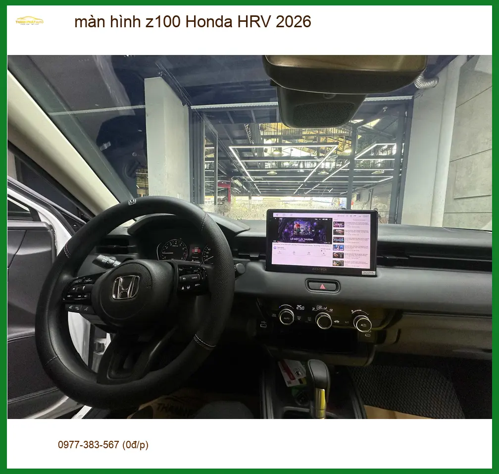 Anh Minh nâng cấp màn hình Z100 Honda HRV 2026 tại Quận Tân Phú ảnh thực tế 4