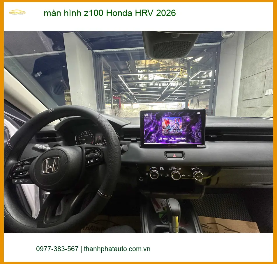Anh Minh nâng cấp màn hình Z100 Honda HRV 2026 tại Quận Tân Phú ảnh thực tế 5