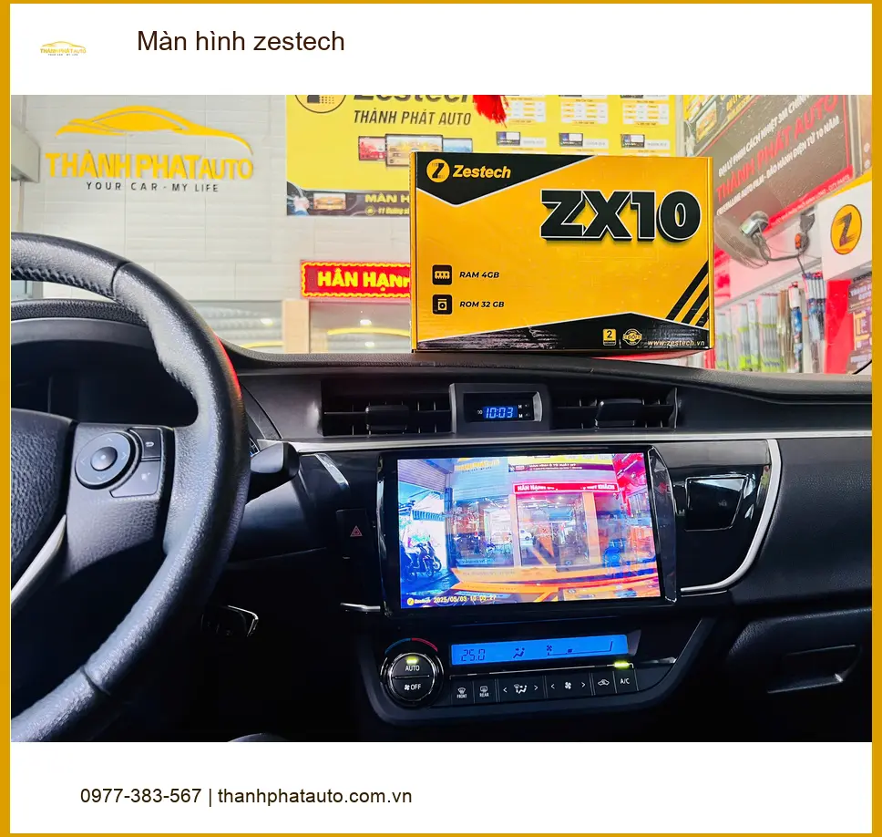 Anh Đạt lắp Màn hình Zestech cho Honda CRV tại Củ Chi để có bản đồ và giải trí