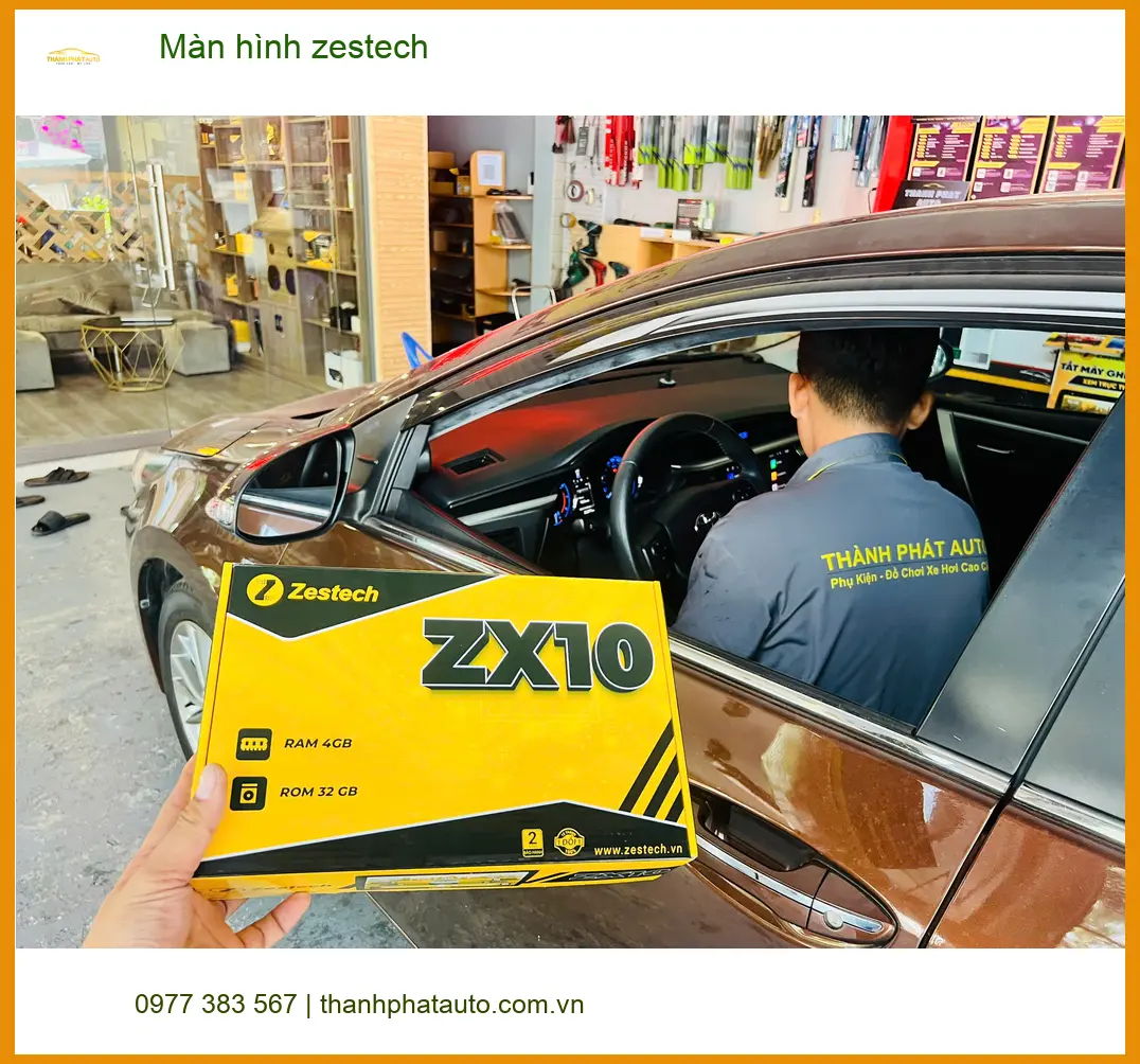 Anh Đạt lắp Màn hình Zestech cho Honda CRV tại Củ Chi để có bản đồ và giải trí ảnh thực tế 4