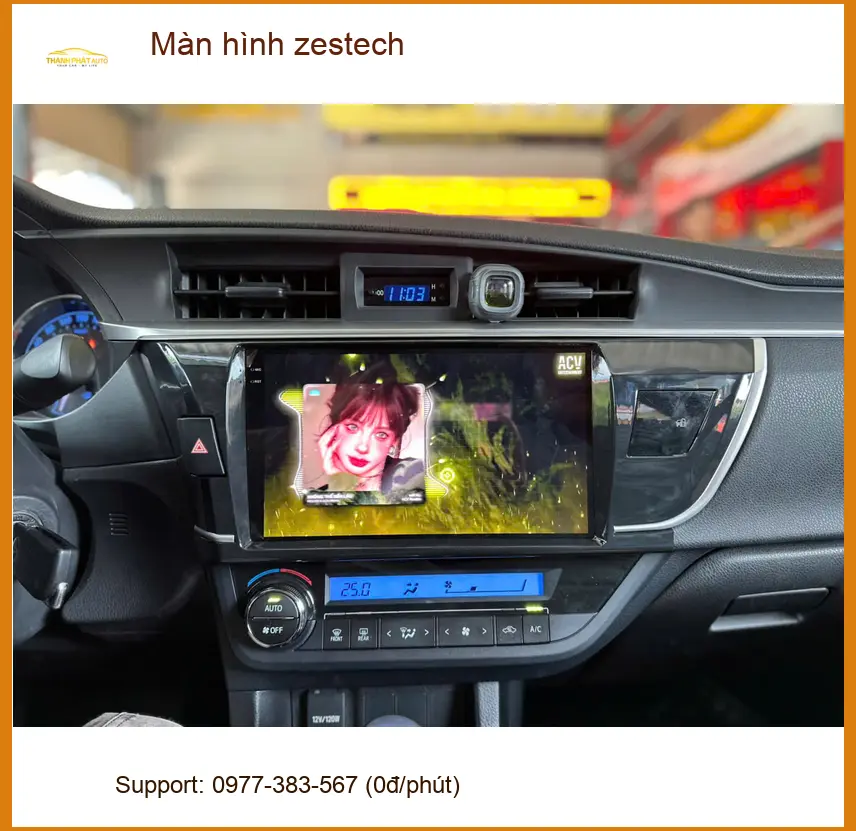 Anh Quang lắp Màn hình Zestech cho Accent tại Quận 12 để nâng cấp giải trí ảnh thực tế 2