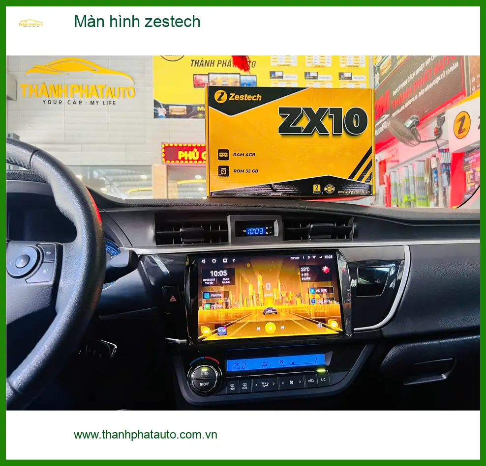 Anh Khánh lắp màn hình Zestech cho Toyota Camry tại Quận 5 để nâng tầm trải nghiệm lái xe ảnh thực tế 3